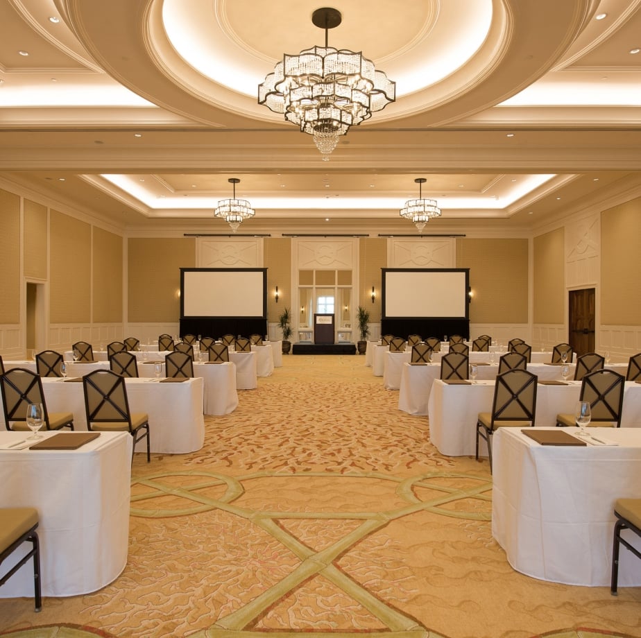grand ballroom meeting set-up