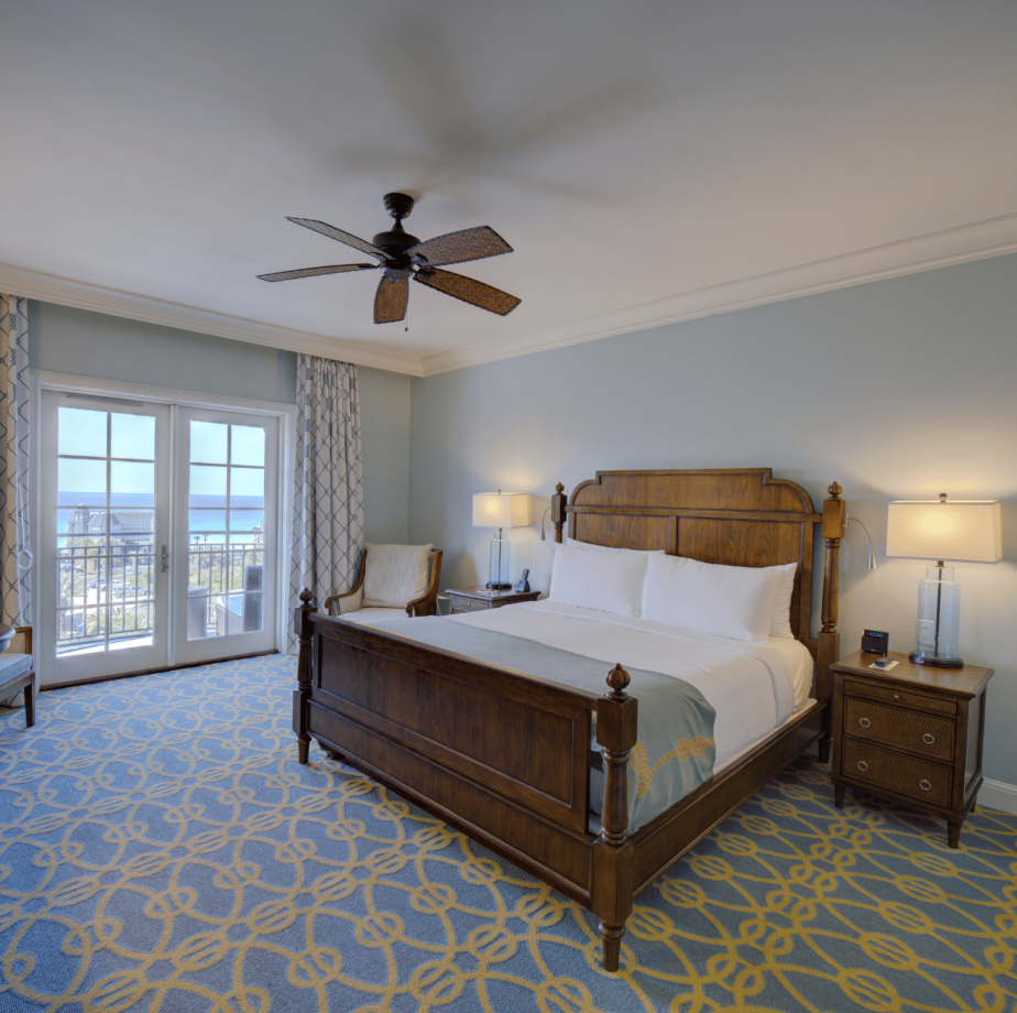 Room looking out-bed