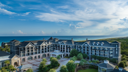 Exterior shot of hotel